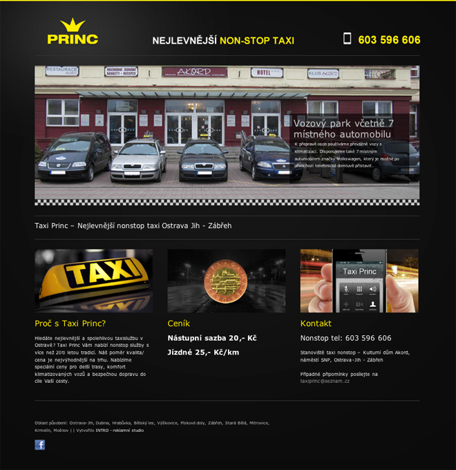 taxi princ ostrava jih